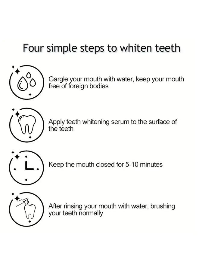 Whitening Kit Gel Teeth Serum Teeth Whitening Suitable for All Sensitive Teeth Men and Women Daily Dental Care Confident Smiles Seven in a Box