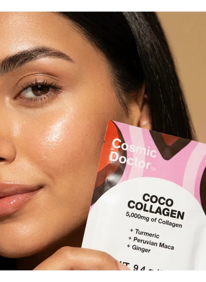 Cosmic Doctor Coco Collagen– Food-Based Collagen for Skin, Hair, Nails & Joints 5,000 mg, 30 sachets, Spicy chocolate - Image 4