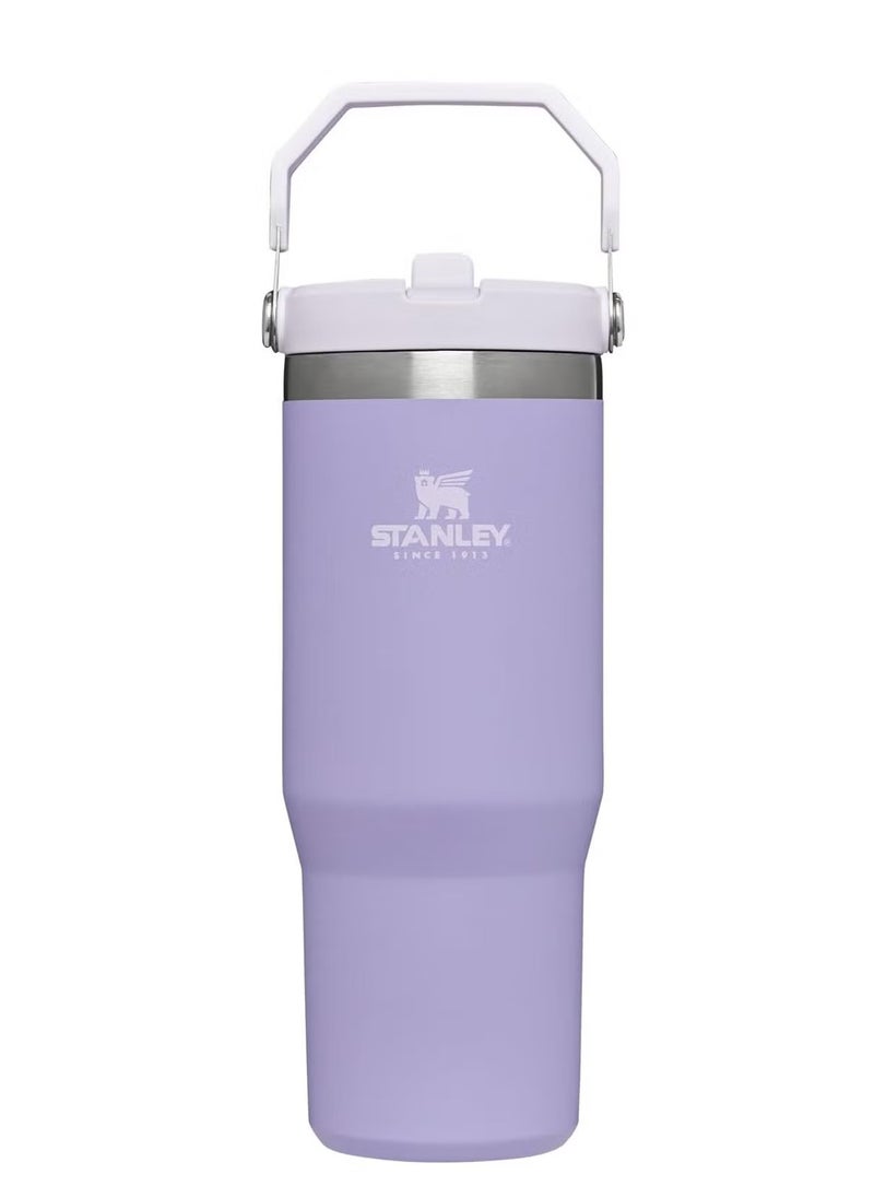Stanley - STANLEY IceFlow Stainless Steel Tumbler with Straw - Vacuum Insulated Water Bottle for Home, Office or Car - Reusable Cup with Leak-Resistant Flip Straw, Keeps Drinks Cold for 12 Hours or Iced for 2 Days, 30 oz Lavender - Image 1