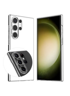 araree NUKIN [Anti-Yellowing] Samsung Galaxy S23 Ultra Case, Transparent Slim Cover Scratchproof Hard PC Protective Phone Case Designed for Samsung Galaxy S23 Ultra - Clear  - Image 1