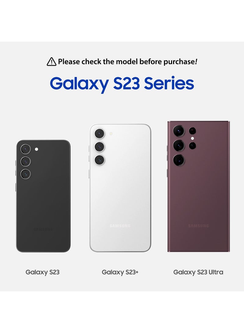 araree جراب NUKIN [مضاد للاصفرار] لهاتف Samsung Galaxy S23 Ultra، جراب شفاف رفيع مقاوم للخدش مصنوع من مادة البولي كربونات الصلبة مصمم لهاتف Samsung Galaxy S23 Ultra - شفاف - Image 5