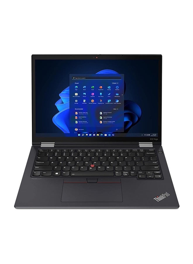 لينوفو Renewed - ThinkPad X13 Yoga Gen 3 Convertible Laptop With 13.3-Inch Touch Display, Intel Core i7 12th Gen/16GB RAM/512GB SSD/Windows 11 English black - Image 2