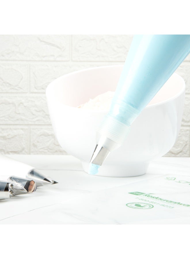 Restaurantware Pastry Tek Petal Tip, 1 Reusable Decorating Cake Tip - #124, Dent-Resistant, Stainless Steel Rose Frosting Tip, Dishwasher-Safe, Decorate Cupcakes, Cakes, or Cookies - Image 3