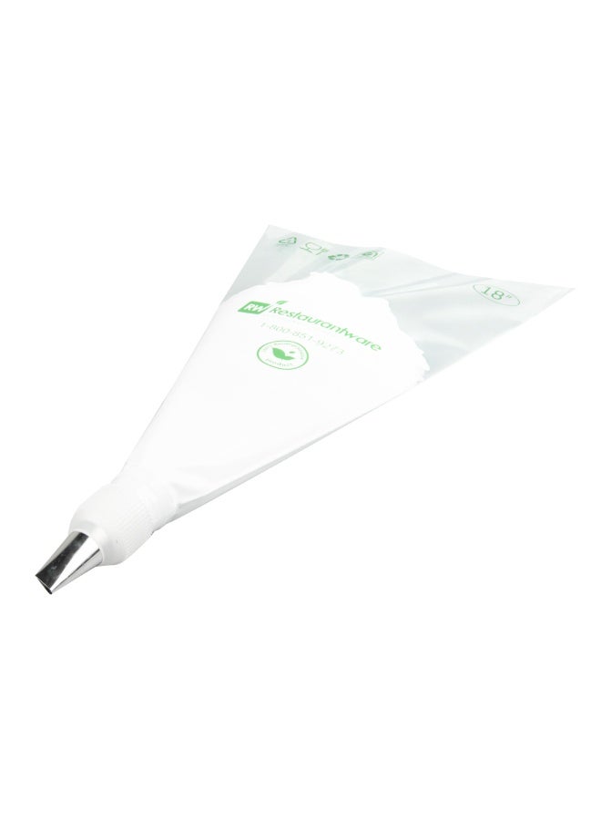 Restaurantware Pastry Tek Petal Tip, 1 Reusable Decorating Cake Tip - #124, Dent-Resistant, Stainless Steel Rose Frosting Tip, Dishwasher-Safe, Decorate Cupcakes, Cakes, or Cookies - Image 2