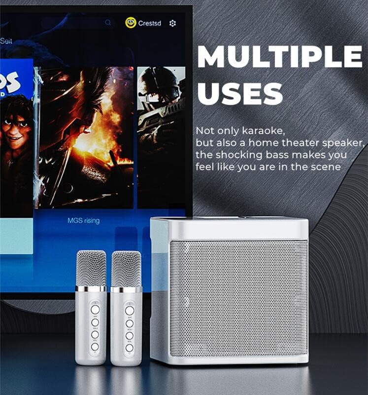 TDOO Local & cross border ship compatible Portable Bluetooth Speaker, Karaoke Machine for Adults/Kids with 2 Wireless Microphones, Bluetooth Karaoke Speaker PA System, Singing Machine with Echo and Vocal Cut Easy daily handling design - Image 1