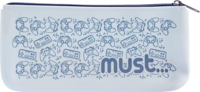 Must Gamer Video Game Controller Design Silicone Pencil Case, 21 cm x 10 cm Size - Image 5