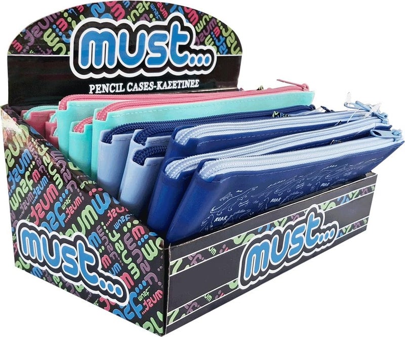 Must Gamer Video Game Controller Design Silicone Pencil Case, 21 cm x 10 cm Size - Image 1