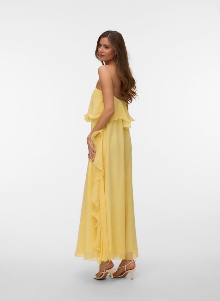 VERO MODA Vmiris Ruffle Tube Maxi Dress - Image 2