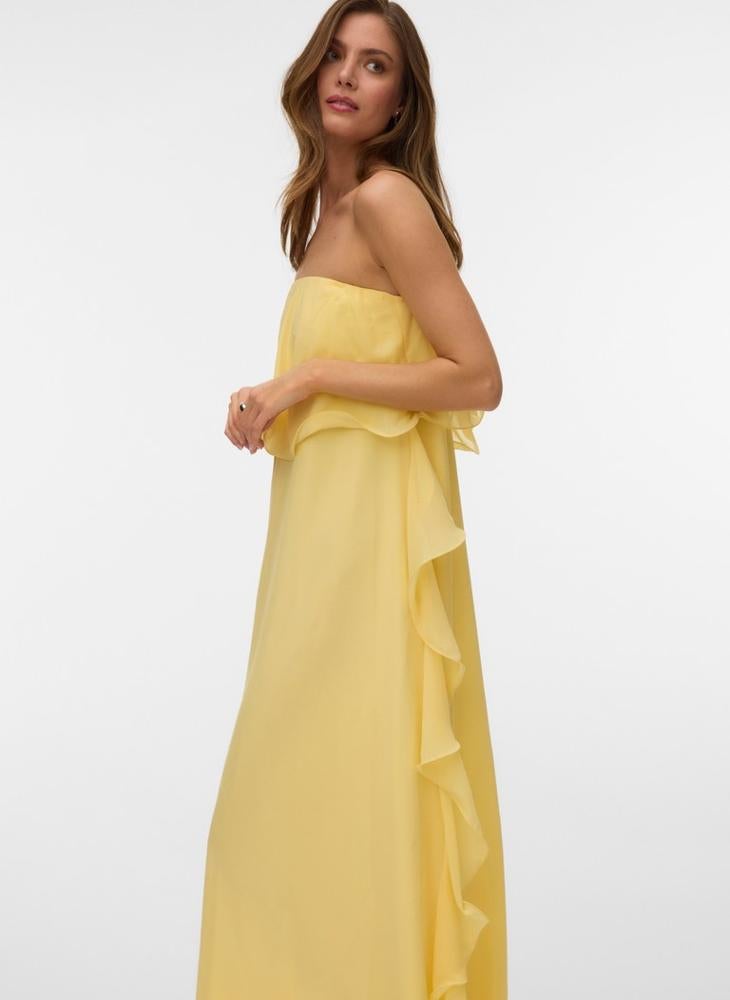 VERO MODA Vmiris Ruffle Tube Maxi Dress - Image 4
