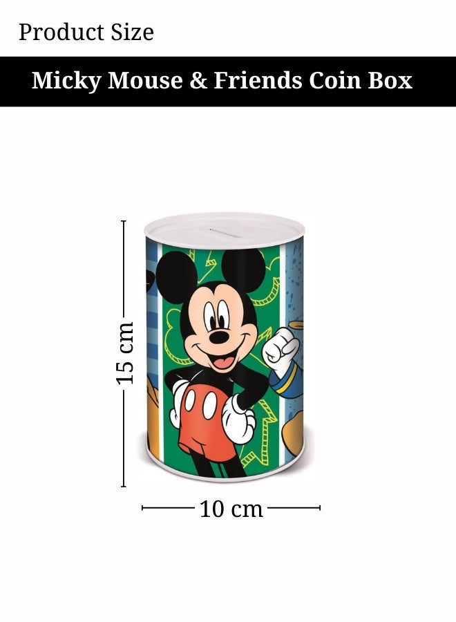 STOR METALLIC COIN BOX MICKEY HAS FUN MONEY BANK - Image 4