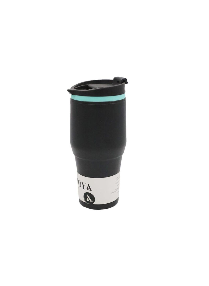 Moya "High Tide" 380ml Travel Coffee Mug Blue/Black - Image 2