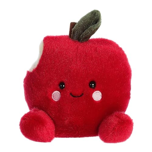 Aurora Adorable Palm Pals Crisp Red Apple Stuffed Animal Fun Collectible Plush for Kids and Adult Collectors Perfect for Decorating Rooms and Birthday Gifts 5 Inches - Image 1