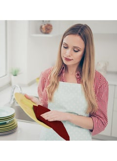Infinitee Xclusives Infinitee Xclusives Premium Kitchen Towels - Red [Pack of 12] 100% Cotton Kitchen Hand Towels 15 x 25 Inches - Dish Towels for Kitchen  - Image 5
