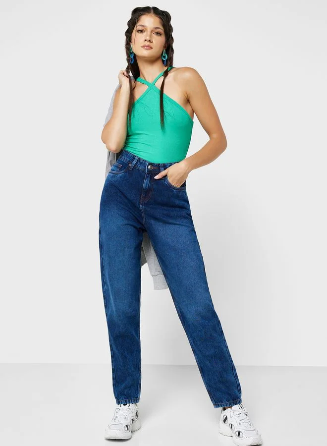 Ginger Mom Fit High Waist Jeans