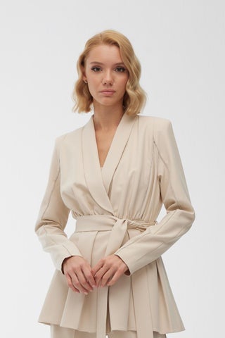 Stone Blazer Jacket Beige - pzsku/Z7CBA1D11382F3D38A2D0Z/45/_/1725790741/9ae744fa-dea0-45ec-a710-a4ac10b818ba