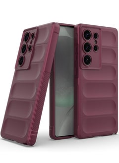 Premium Protection Back Silicone Case Compatible with Samsung Galaxy S25 Ultra Magic Shield Shockproof Case with Camera Protection (Wine Red) - pzsku/Z7CBA1F73EE23E468EB2AZ/45/1741320115/c7bc663d-0487-49cd-ae36-b7f4c706df67