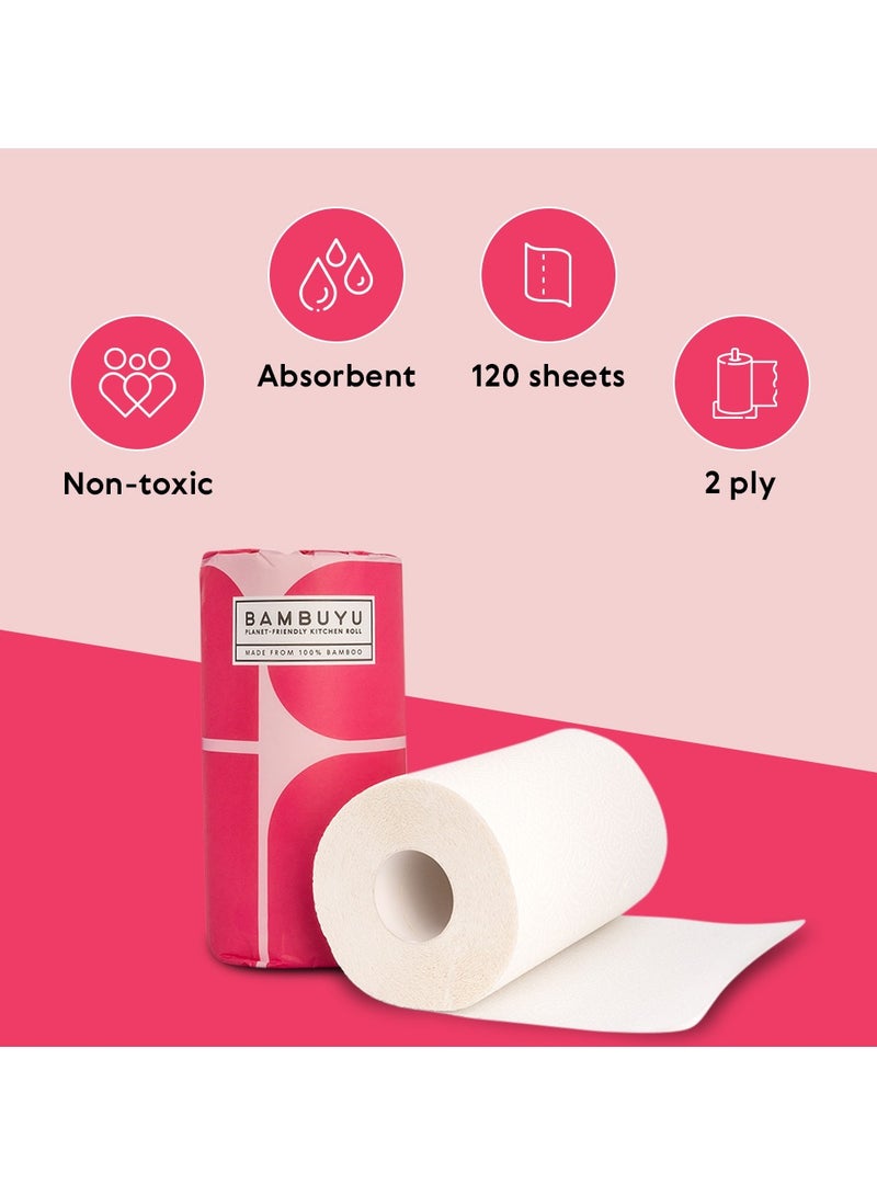Bambuyu Eco Kitchen Roll 1 Roll - Image 3