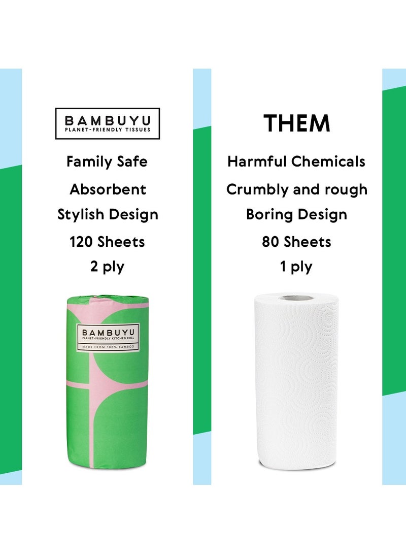 Bambuyu Eco Kitchen Roll 1 Roll - Image 2