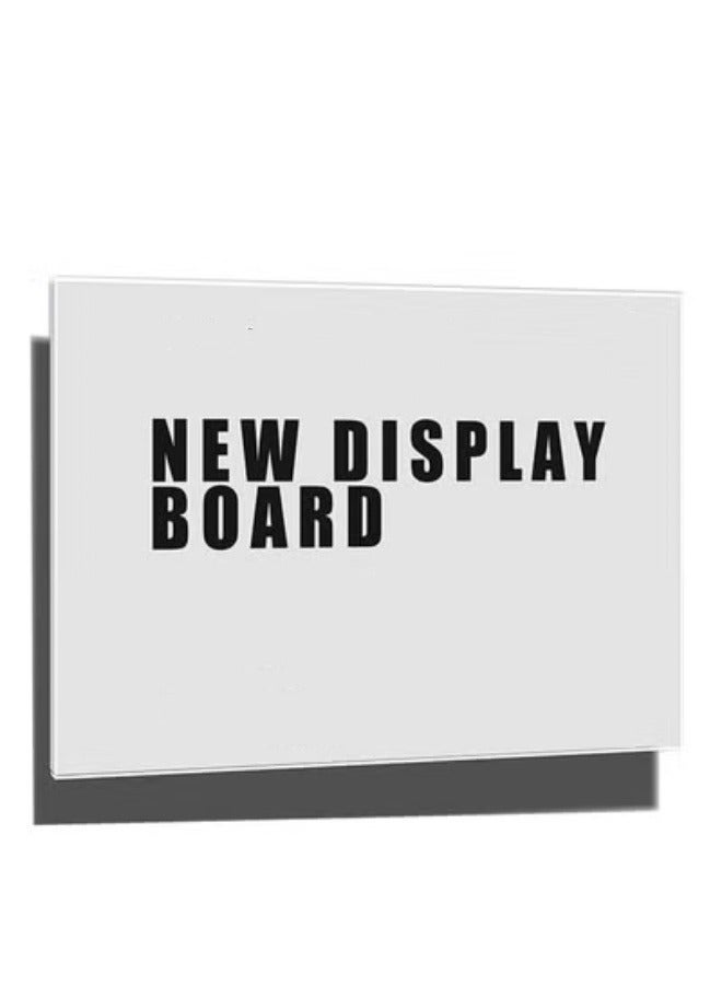 Eckek  Wall Mount Acrylic Sign Holder Self Adhesive Display Frame Clear Document Frame for Office, Store, School, Home, Wall Picture Frame - Image 2