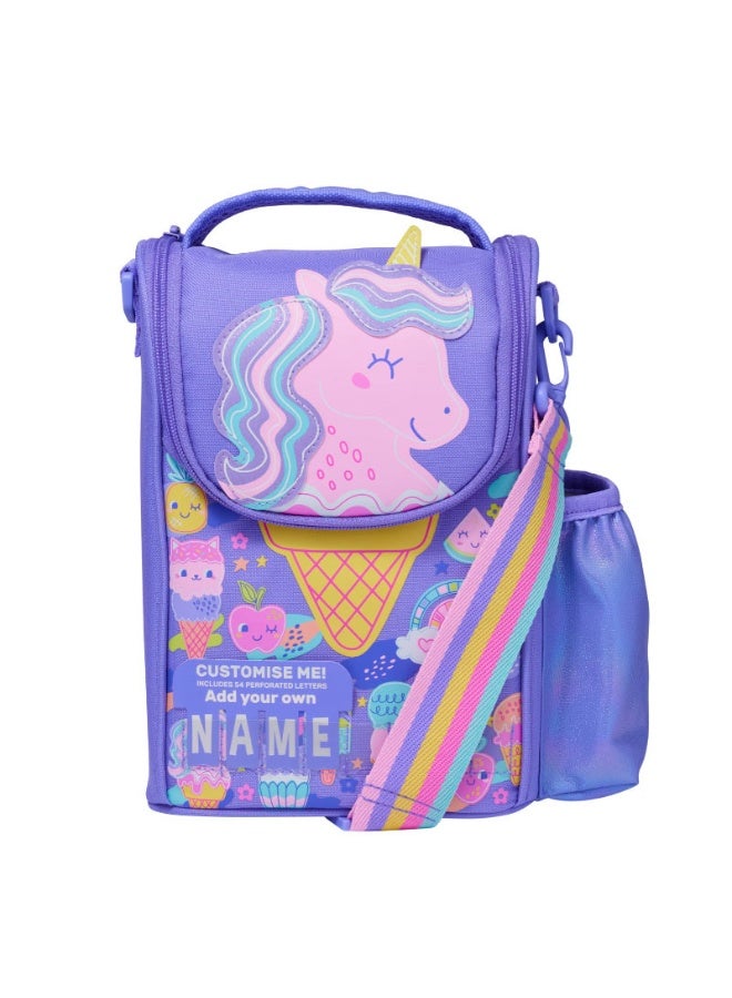 Smiggle Unicorn Kids Insulated Lunch Bag (with Water Bottle Pouch)