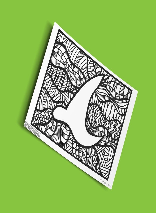 Coloring Broadway - Wicked Inspired Coloring Pages (Set of 4), Defying Gravity Musical Theater Merchandise, Printed on Matte Card Stock (8 1/2” x 11”), Ideal Gift for a Broadway Theater Lover - Image 5