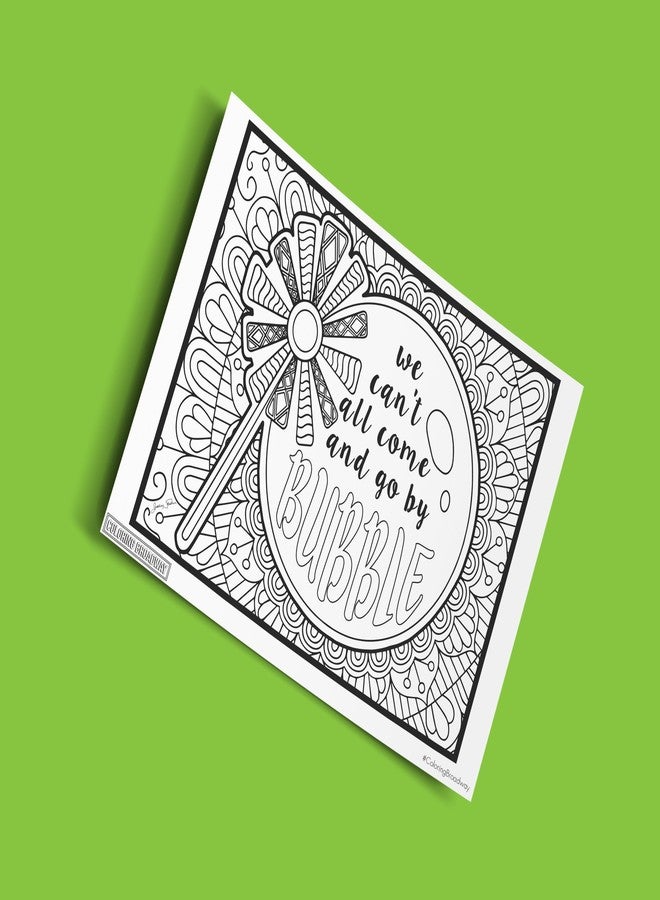 Coloring Broadway - Wicked Inspired Coloring Pages (Set of 4), Defying Gravity Musical Theater Merchandise, Printed on Matte Card Stock (8 1/2” x 11”), Ideal Gift for a Broadway Theater Lover - Image 2