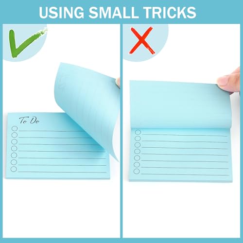 Eastern Wolf 9 Pads to Do Lined Sticky Notes, 9 Bright Multi Colors Self-Stick Note Pads, 3x4 Inch with Line Adhesive Memo Sticky Notes Notepad, 50 Sheet/Pad - Image 5