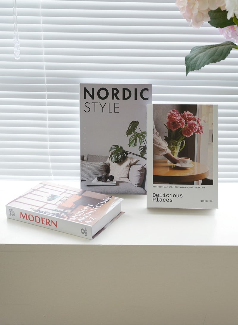 أوليس فيرس  3 قطع قابلة للطي من مجلات نورديك ديكورية | لمسات زخرفية للمنزل أو صالة عرض أو طاولة - Image 2