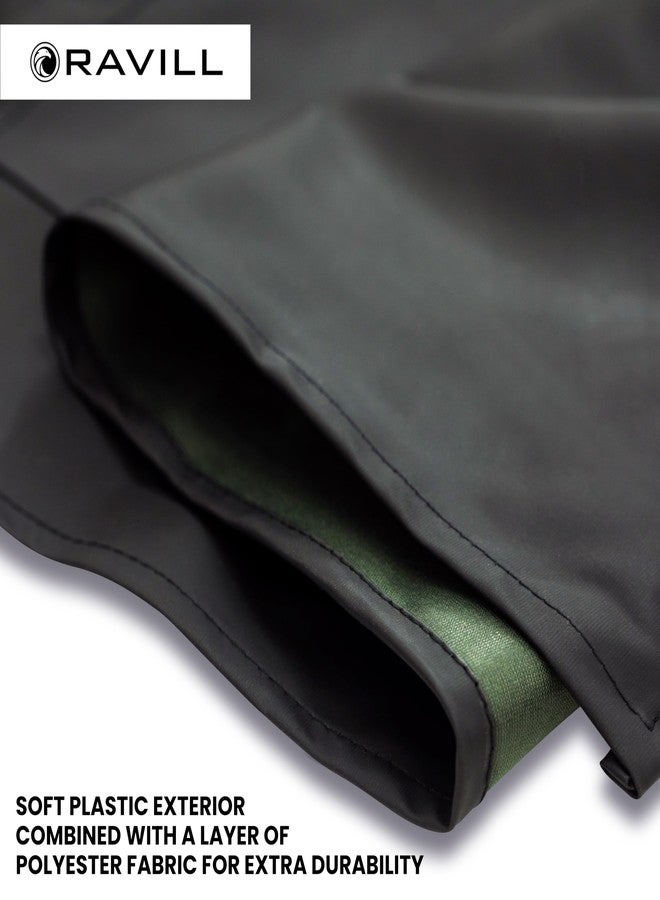 Ravill Waterproof Apron For Men and Women - Black - 35" Multi Purpose Work Aprons for Dishwashing, Dog Grooming, Cleaning - Heavy Duty Plastic Dishwasher Apron - Perfect Water Resistant Kitchen Apron - Image 5