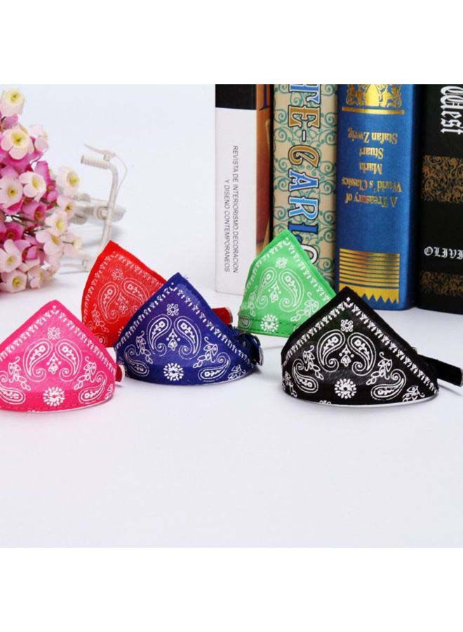 Loquat Adjustable Pet Triangle Collar Scarf Blue 20x10x10cm - Image 3