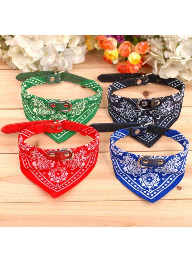 Loquat Adjustable Pet Triangle Collar Scarf Blue 20x10x10cm - Image 2