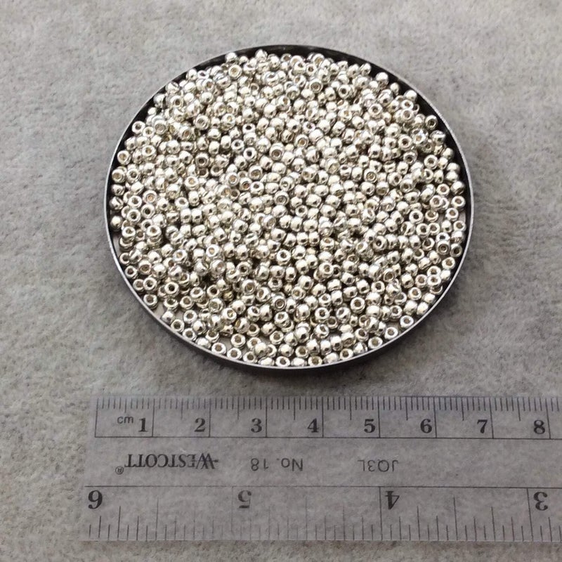 Miyuki Round Seed Bead Size 8/0 22g-tube Galvanized Silver - Image 2