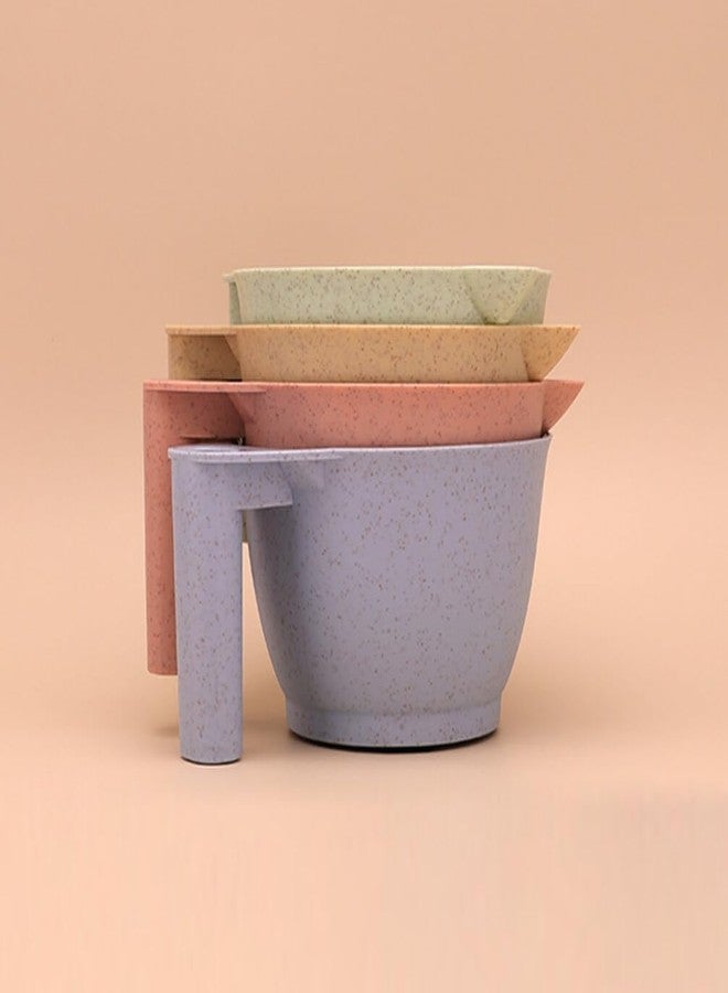 minkissy 4 Pcs Hair Dye Tools Hair Color Bowl Hair Tint Bowl Salon Hair Color Bowl Colorful Bowl Mixing Bowl Hair Dye Bowl Color Bowls for Hair Salon Hair Color Mixing Bowl Tint Bowl Set - Image 2