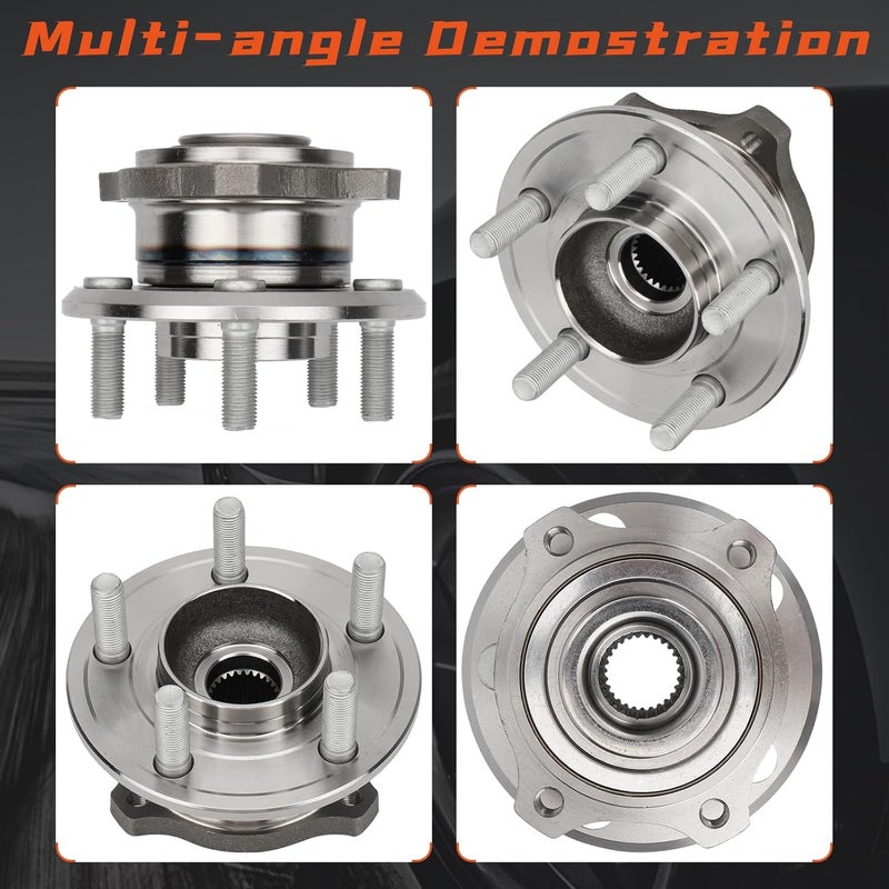 DRIVESTAR 512301-2P Rear Wheel Hub & Bearing Assembly Pair for Chrysler 300, Dodge Magnum, and Dodge Charger - Image 4