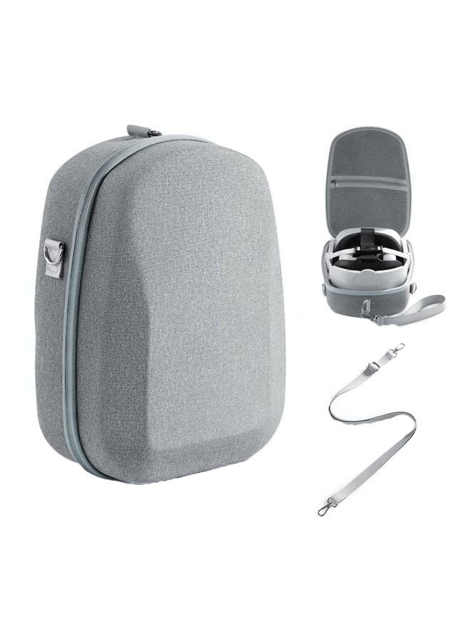 JOYROOM Hard Carry Case Compatible With Oculus Quest 2 All In One VR Gaming Headset And Touch Controllers Suitable For Portable Travel Home Storage Bag Grey