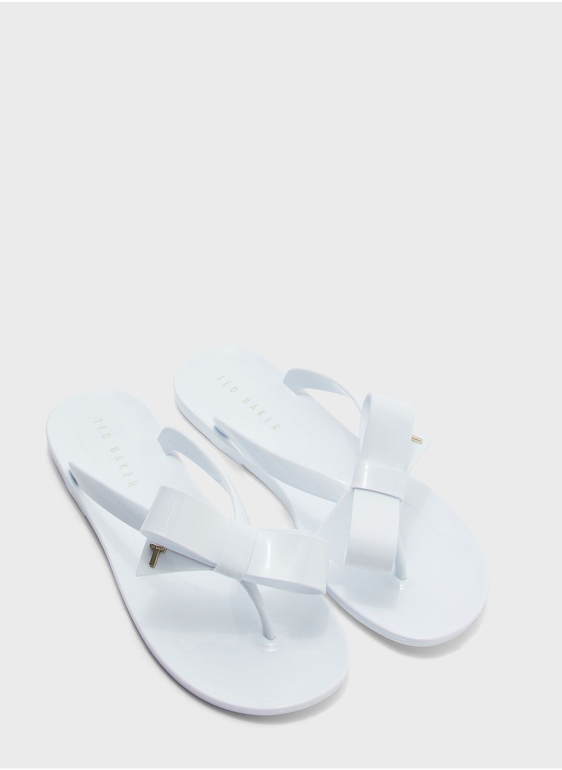 ted baker white flip flops