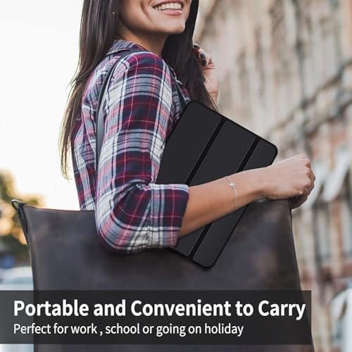 Boxome Tablet Case Cover for Apple iPad Pro 12.9 inch (2nd,1st Gen) [Auto Sleep/Wake Cover] [Trifold Stand] - Black - Image 4