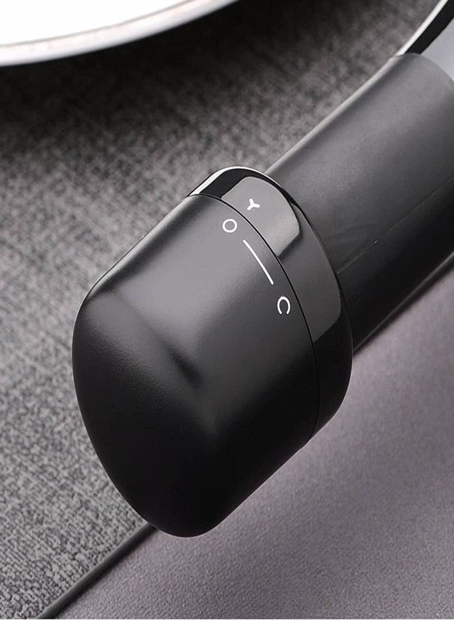 WOLTAX Wine Stopper Stainless Steel Push-Pull Vacuum-Sealed Wine Bottle Stopper Reusable Wine Bottle Stopper Food Grade Silicone Wine Stopper Sealed and Leak-Proof - Image 3