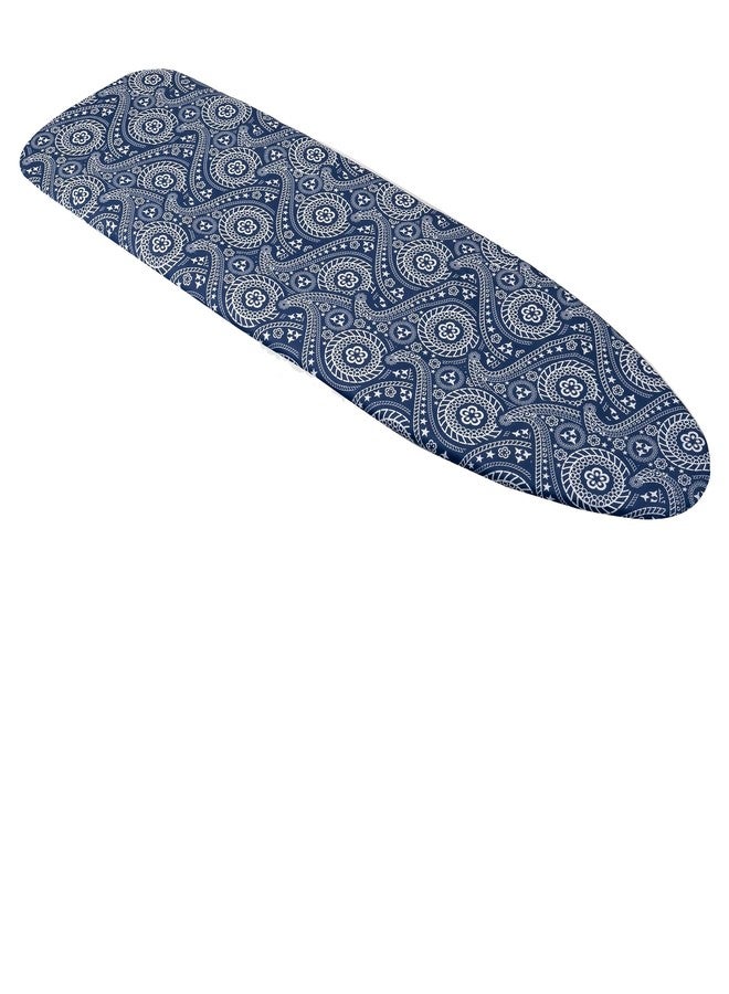 Westex Floral Paisley Heavy Duty Ironing Board Cover and Pad, Thick 3-Layer Stain Resistant Padding, Elasticized Skirt, Click-to-Close Fastener, 15 x 54 Inch (Board NOT Included, Cover ONLY) - Image 1