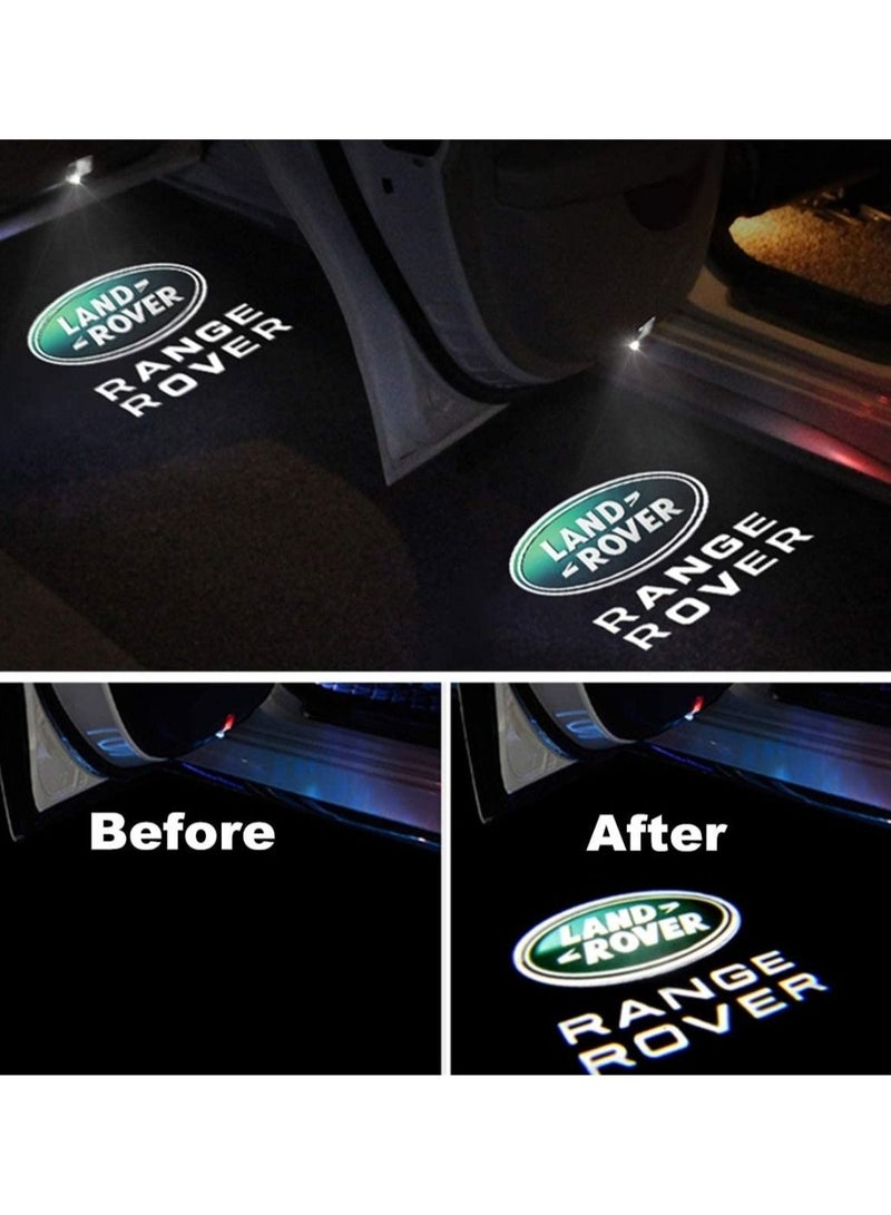 Generic Fit Range Rover Land Rover 2010 To 2015 LED Shadow Ghost Logo Light Puddle Lamp  Range Rover Accessories 2pcs - Image 2