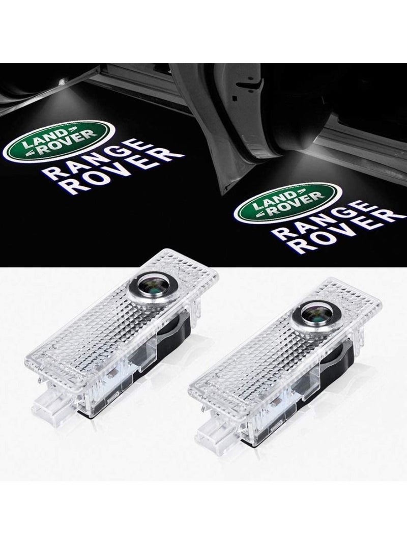 Generic Fit Range Rover Land Rover 2010 To 2015 LED Shadow Ghost Logo Light Puddle Lamp  Range Rover Accessories 2pcs - Image 1