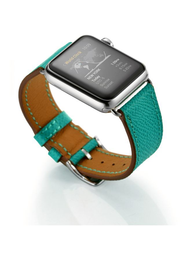 إسكدنيا سوار بديل لسلسلة ساعات أبل 1/2/3/4 مقاس 38/40 مم أخضر - Image 4