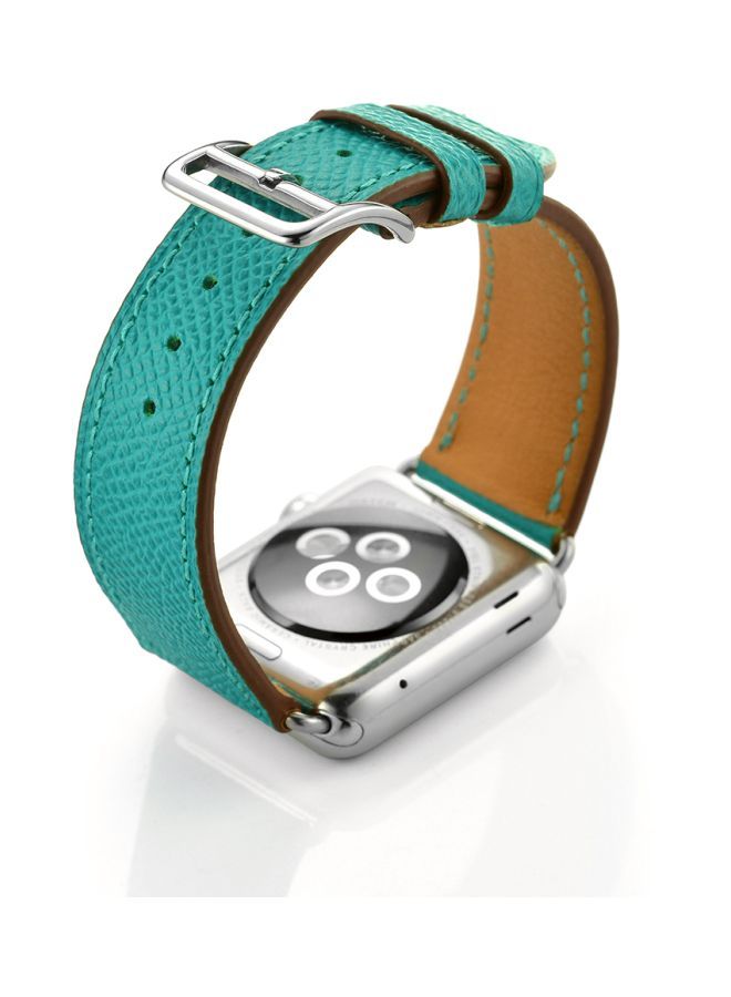 إسكدنيا سوار بديل لسلسلة ساعات أبل 1/2/3/4 مقاس 38/40 مم أخضر - Image 5