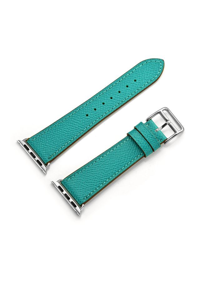 إسكدنيا سوار بديل لسلسلة ساعات أبل 1/2/3/4 مقاس 38/40 مم أخضر - Image 2