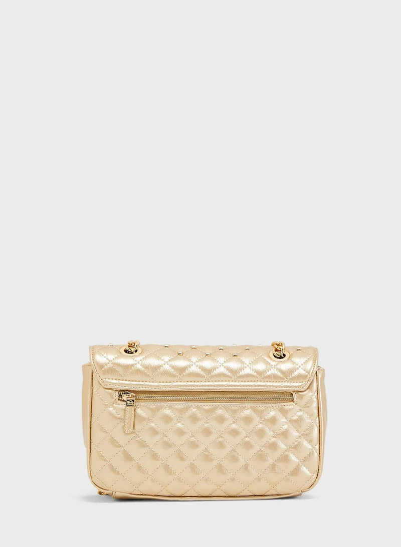 CARPISA Chain Detail Quilted Crossbody