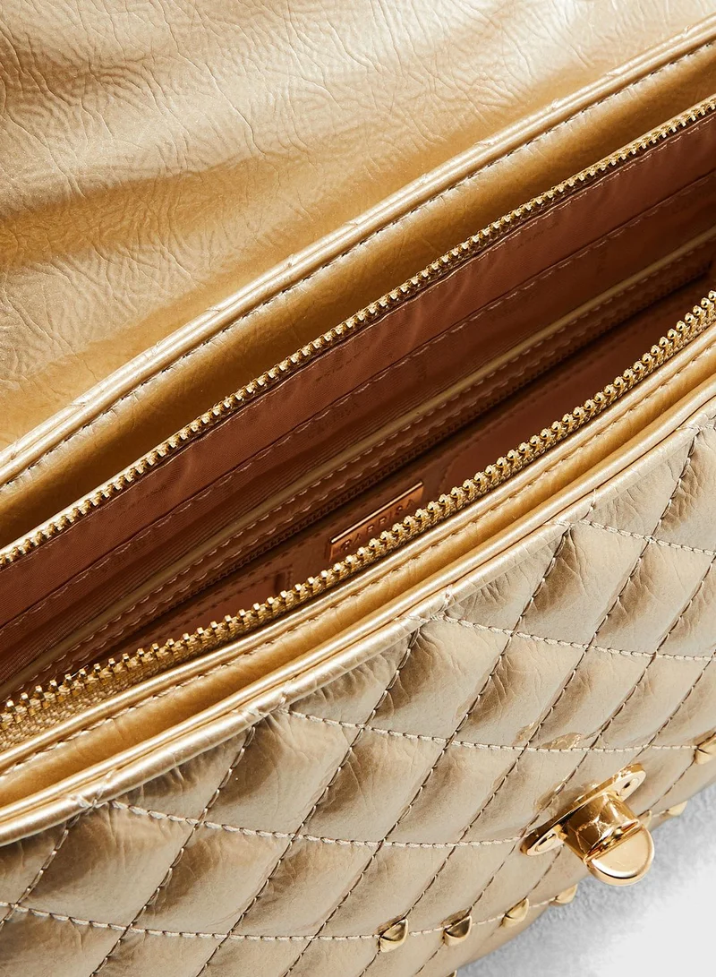 CARPISA Chain Detail Quilted Crossbody