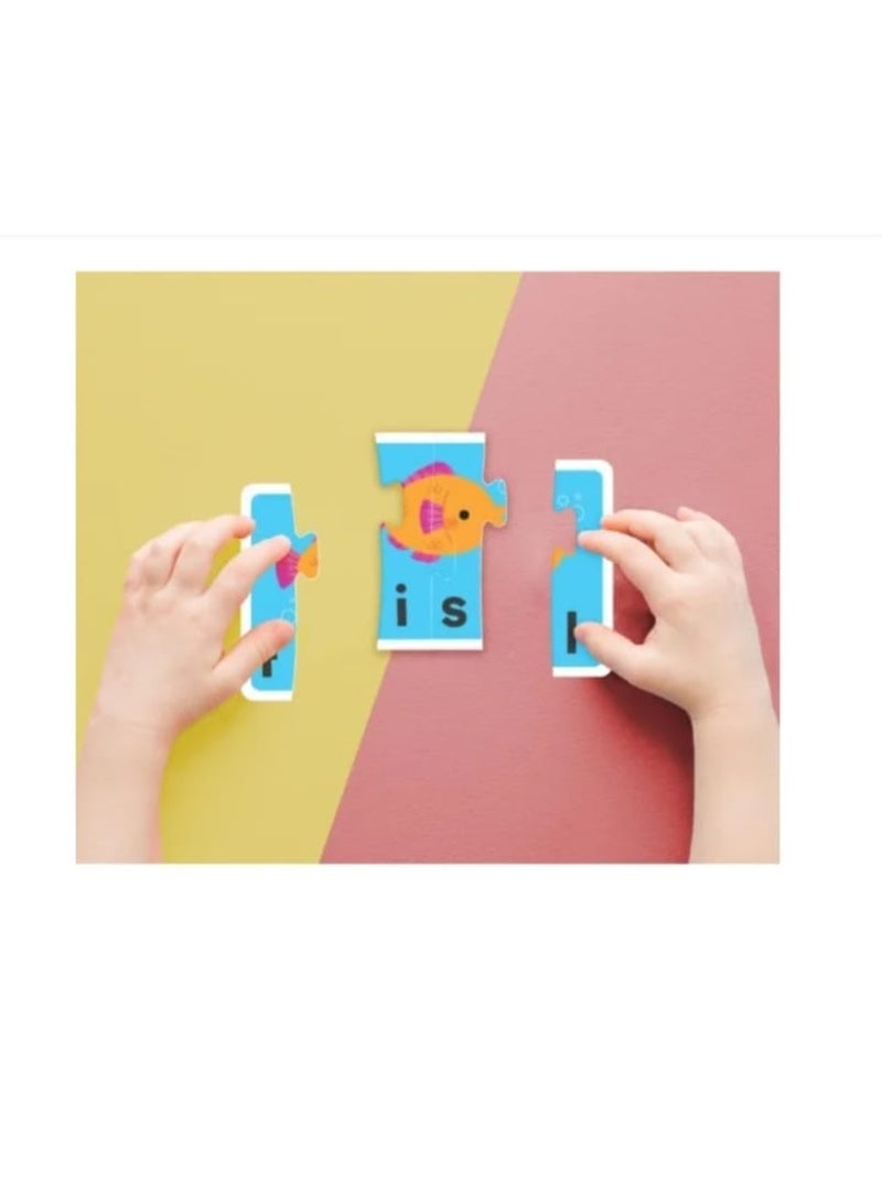 هينكلر لعبة هينكلر التعليمية للمطابقة والتعلم، لعبة ألغاز تعليمية، مناسبة للأعمار من 3 سنوات فما فوق، تُكوّن 20 كلمة، تتضمن كتابًا، نشاط ترفيهي رائع للأطفال، فكرة هدية ممتازة للأولاد والبنات - Image 4