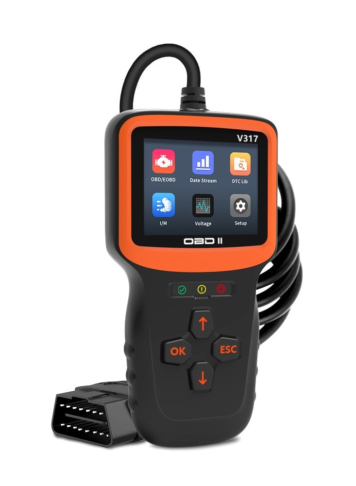 Generic OBDII Scanner Diagnostic Tool, Vehicle Check Engine Code Readers with Reset and I/M Readiness for All Vehicles  - Image 2