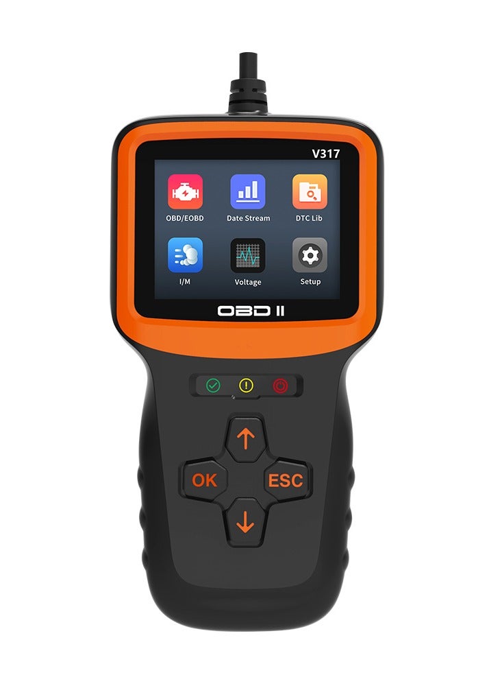 Generic OBDII Scanner Diagnostic Tool, Vehicle Check Engine Code Readers with Reset and I/M Readiness for All Vehicles  - Image 4