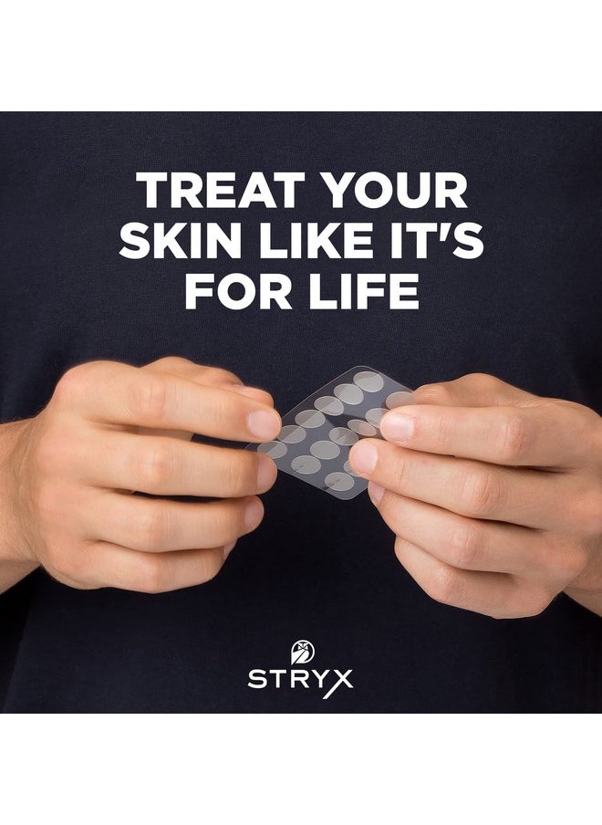 Stryx - Hydrocolloid Acne Pimple Patches For Men Great For Breakouts Zits Blemishes Whiteheads & Reducing Redness Designed For Men’S Larger Pores Ultrathin Invisible Application - Image 1